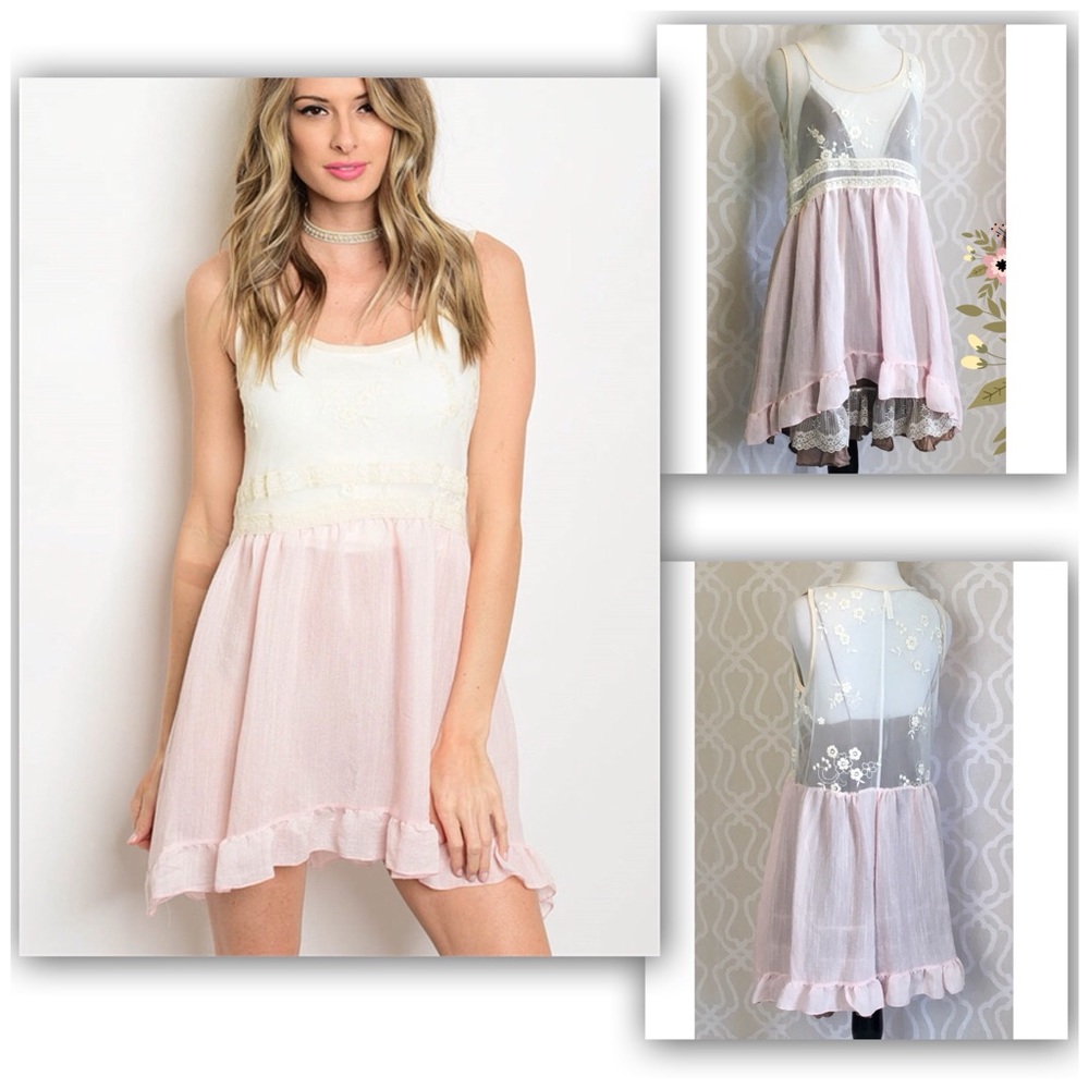 *LAST ONE!* Cotton Candy Babydoll Layering Tunic - Picture 7 of 8